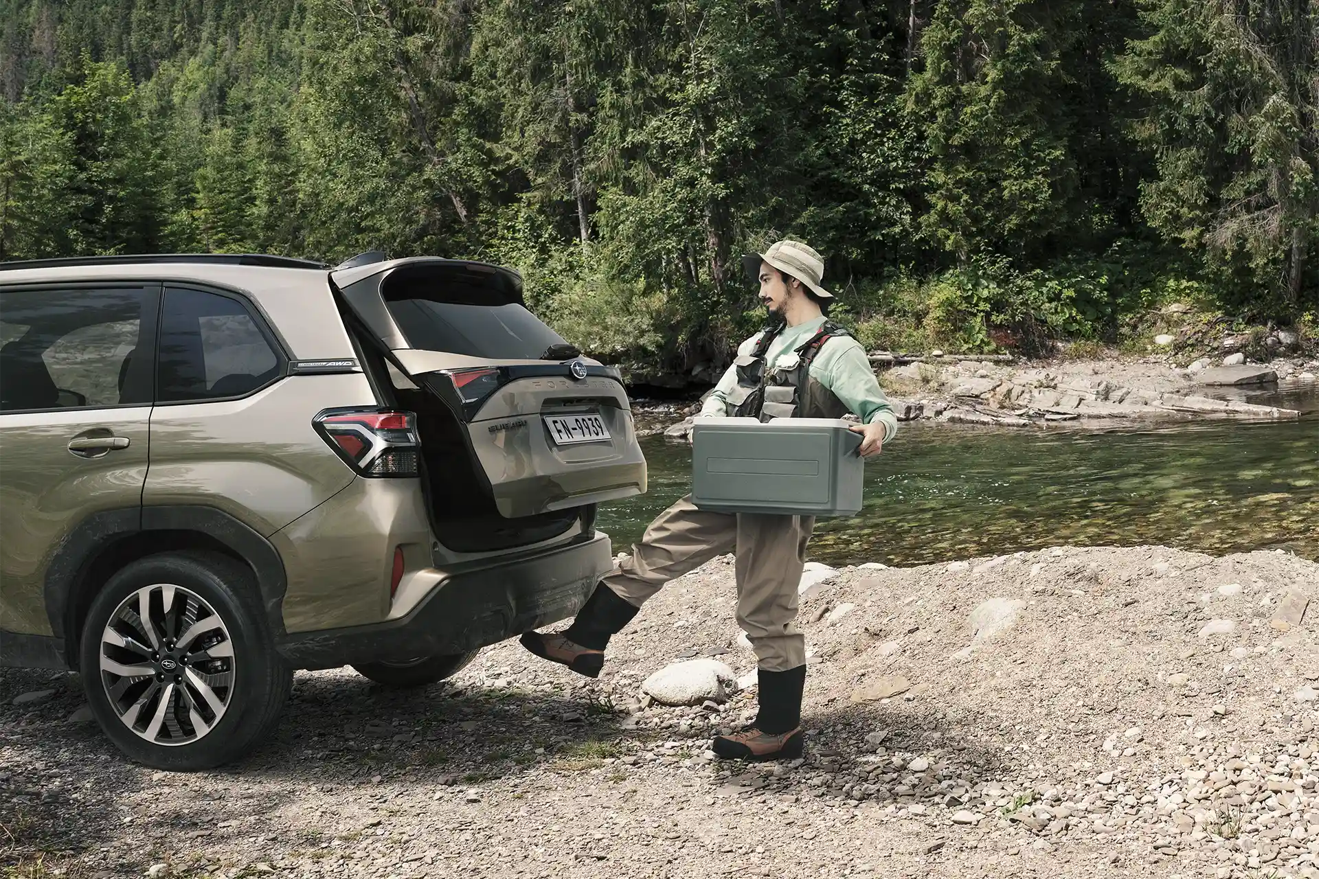 Forester maletero amplio y práctico